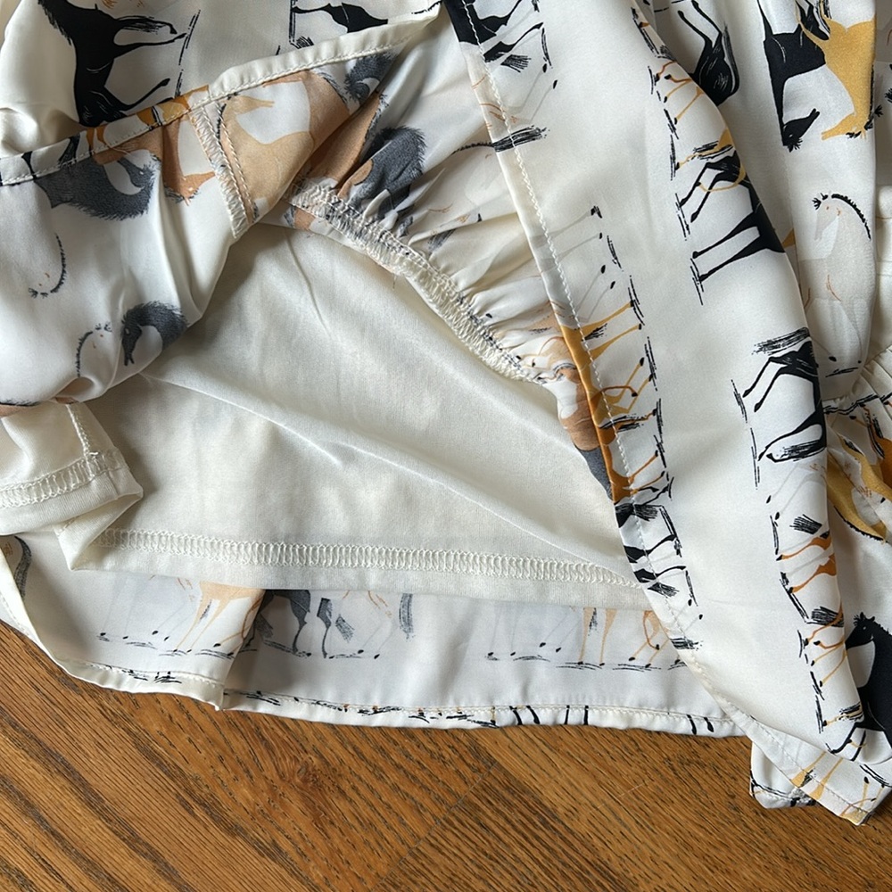 Entro Women's Mini Dress with Horse Print - Picture 10 of 10